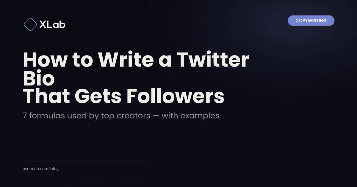 How to Write a Twitter Bio That Converts Visitors to Followers